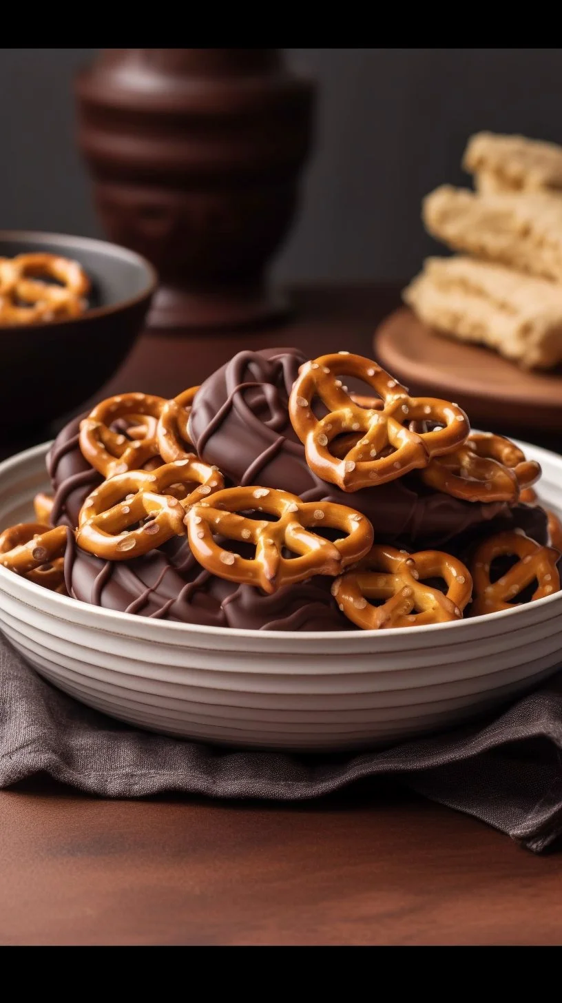 Delicious homemade Peanut Butter Pretzel Bites, a sweet and salty snack.