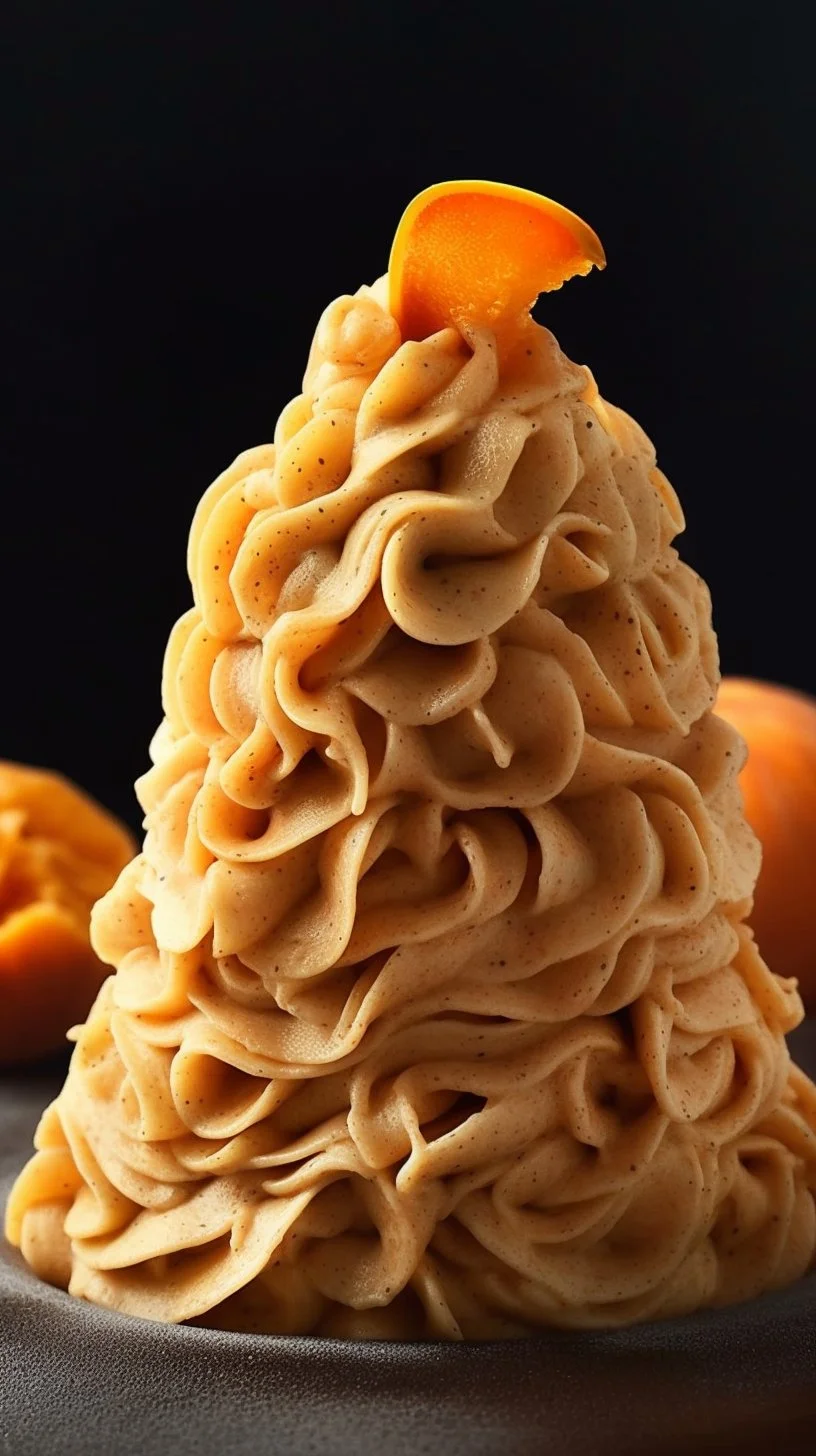 Delicious Pumpkin Spice Buttercream frosting on a cake