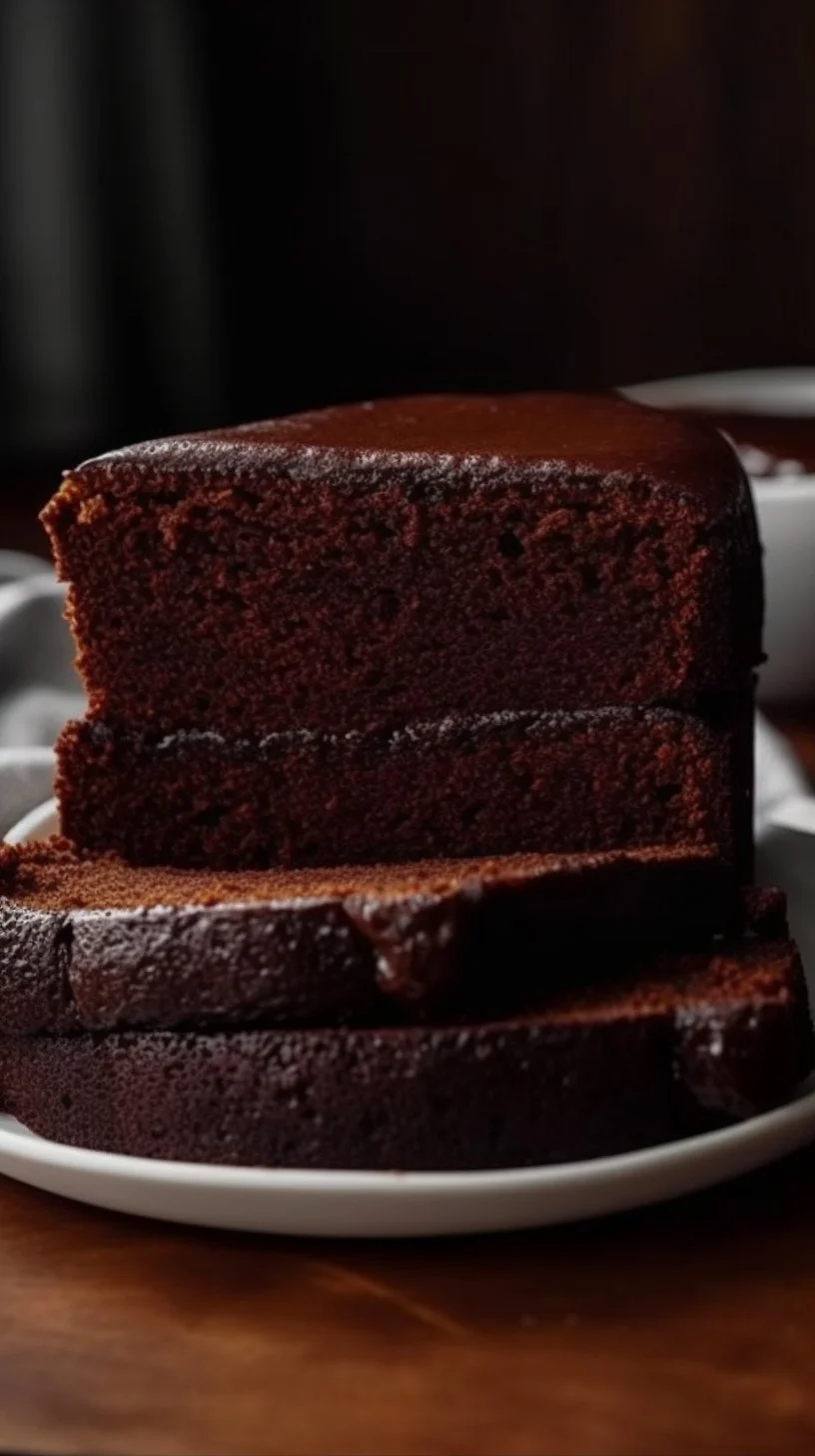 Delicious quick and easy chocolate loaf cake with rich frosting on top.