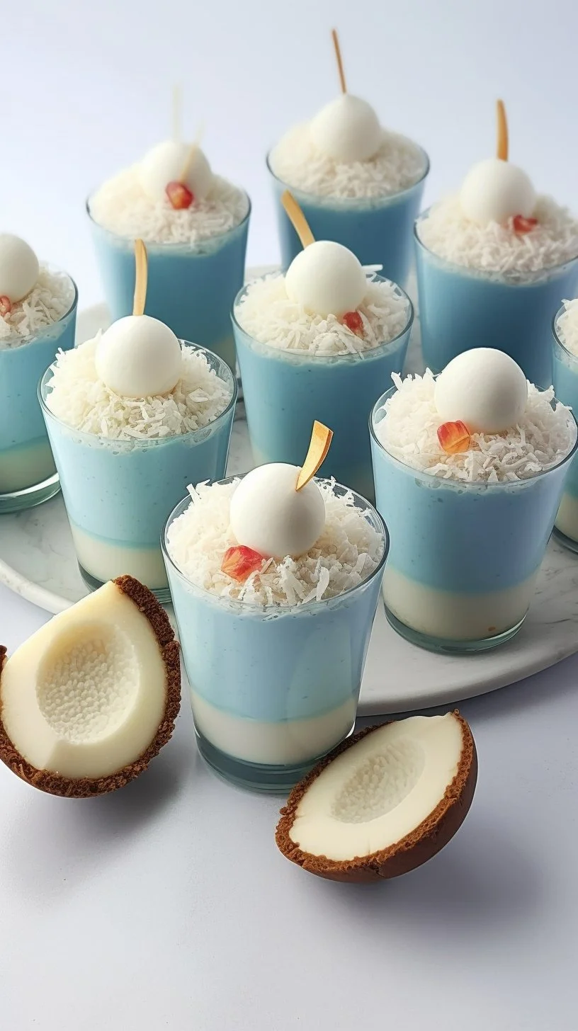 Vanilla cheesecake dessert cups topped with fresh berries