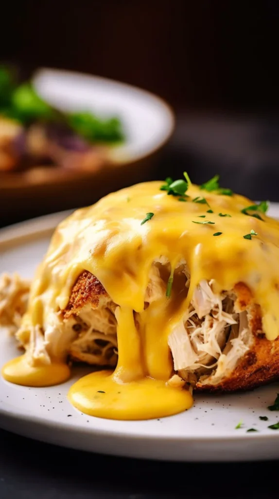 Delicious homemade Chicken Pillows filled with chicken and cream cheese in flaky pastry.