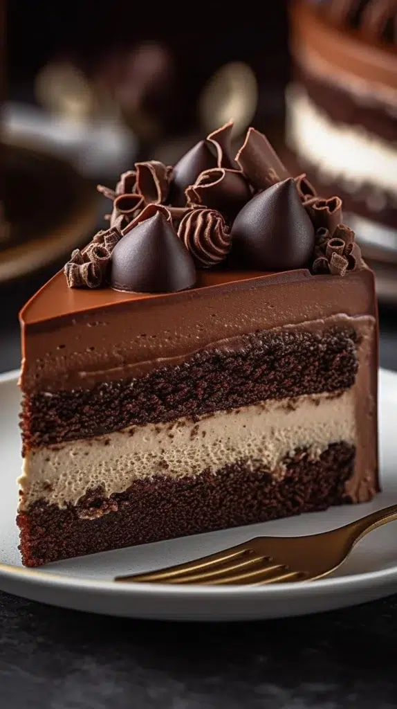 Decadent Chocolate Cream Tart with rich chocolate filling and a buttery crust