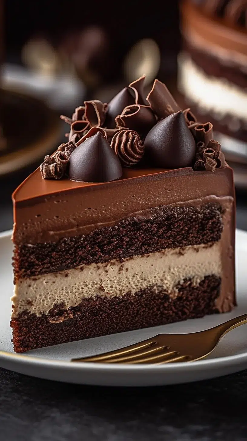 Decadent Chocolate Cream Tart with rich chocolate filling and a buttery crust