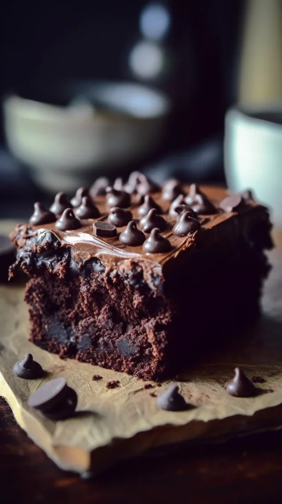 Moist and delicious Chocolate Zucchini Cake topped with chocolate frosting