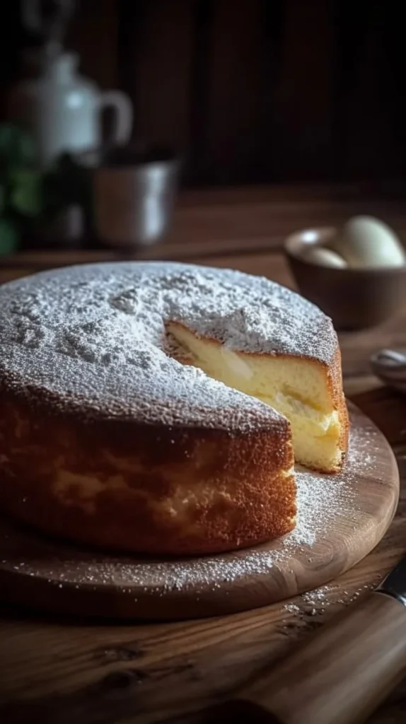 Delicious super creamy cream cheese cake slice on a decorative plate