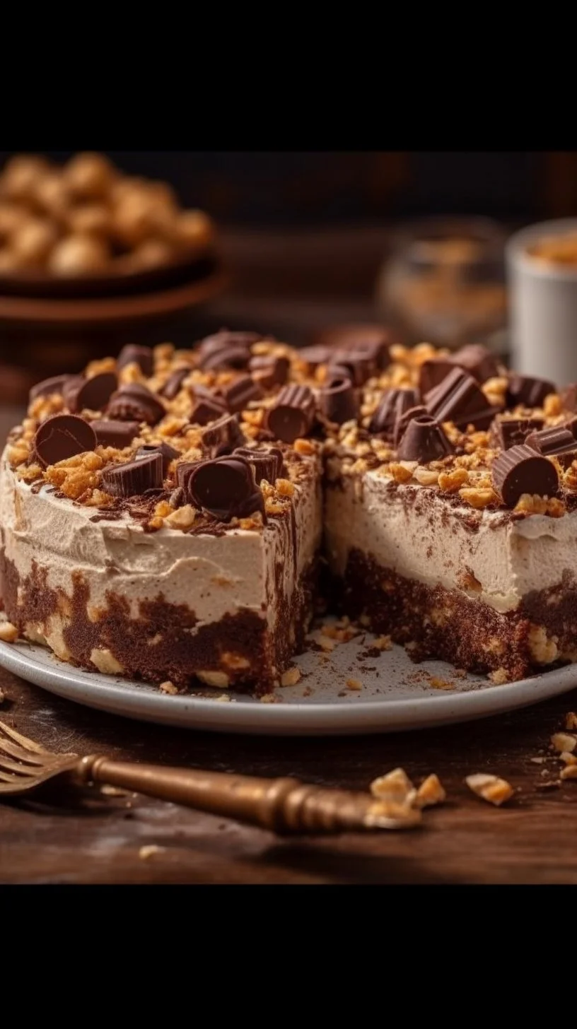 Delicious Crunchie Crumble Tart with a crispy topping and creamy filling