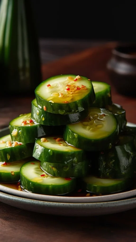 Fresh and flavorful cucumber salad inspired by Din Tai Fung's recipe