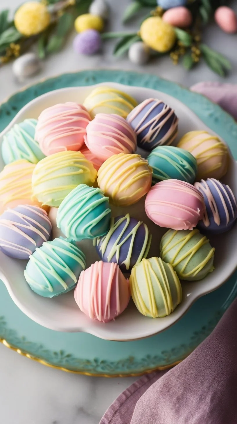 Easter Egg Oreo Cookie Balls for a festive dessert option