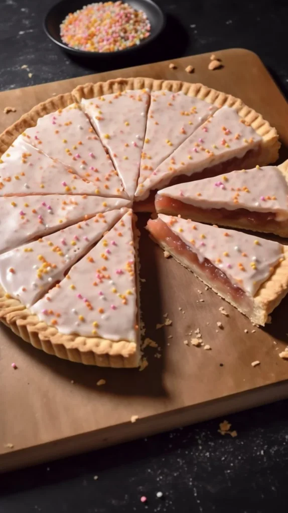 Giant Pop Tart with colorful frosting and sprinkles