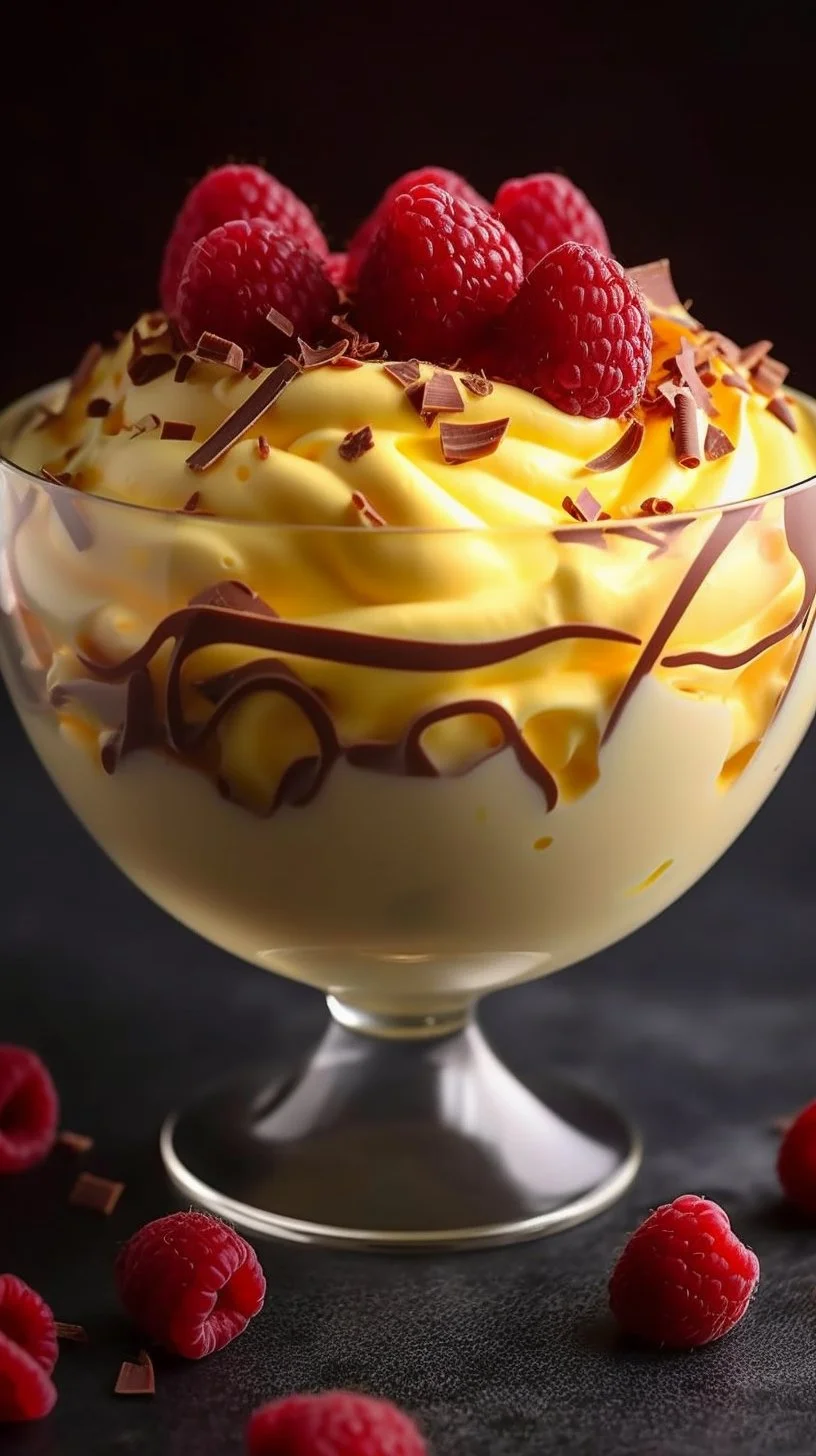 Homemade Belgian Cream in a bowl, ready to be used in desserts.