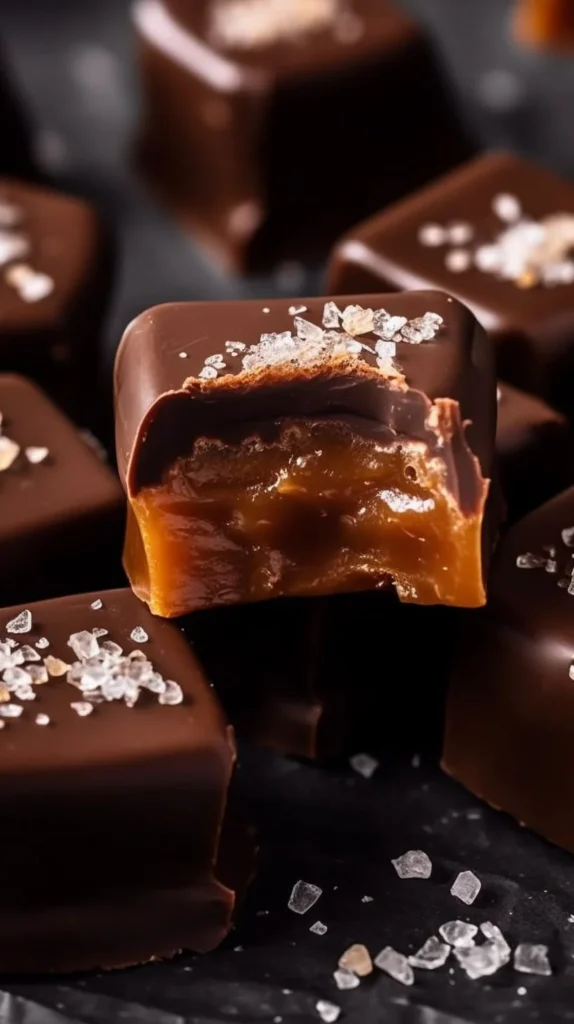 Delicious homemade date caramels with four simple ingredients