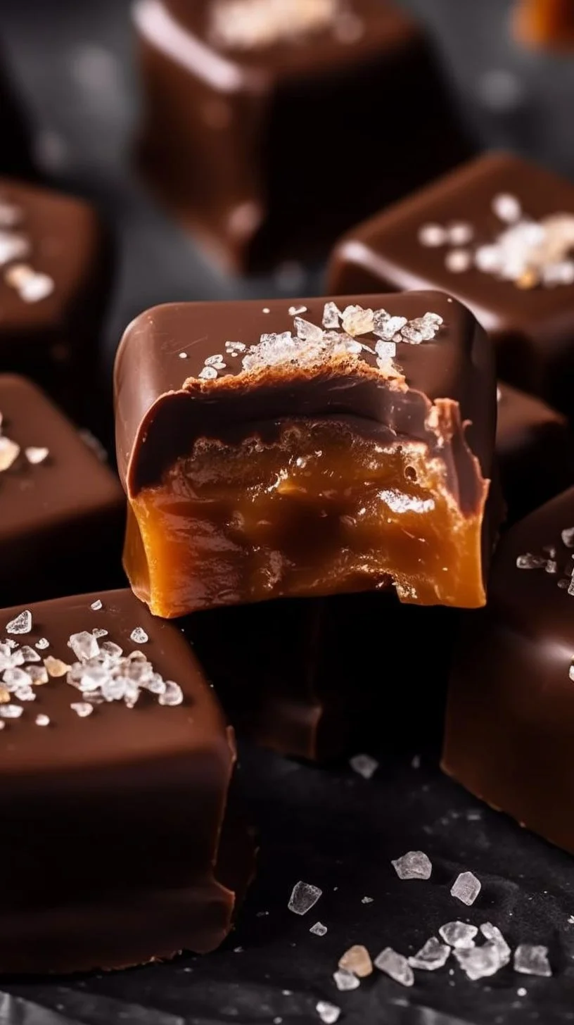 Delicious homemade date caramels with four simple ingredients