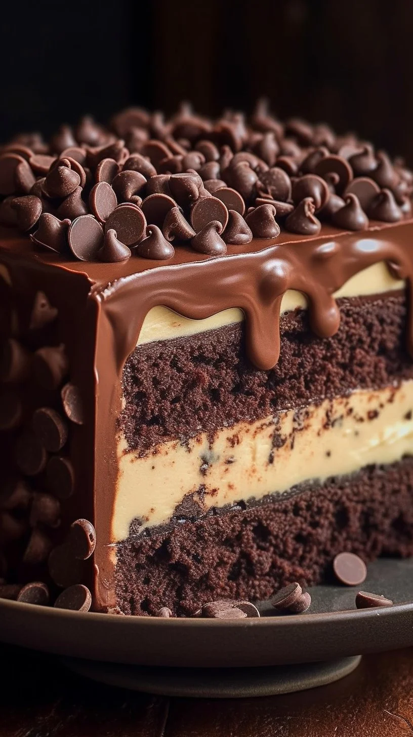 Delicious slice of Italian Love Cake with decorative toppings.