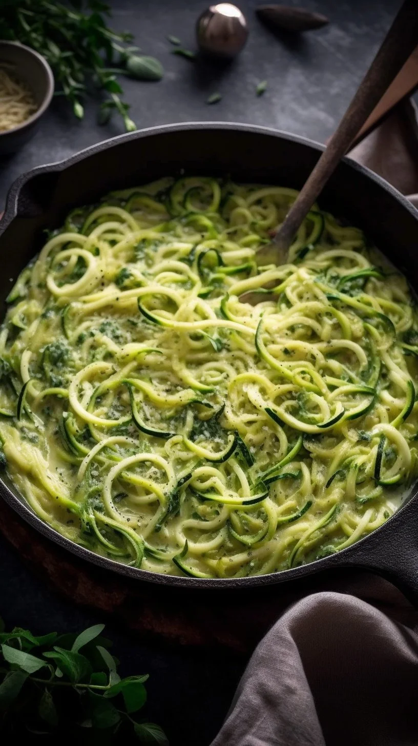 Delicious Italian zucchini sauce made with fresh ingredients and herbs