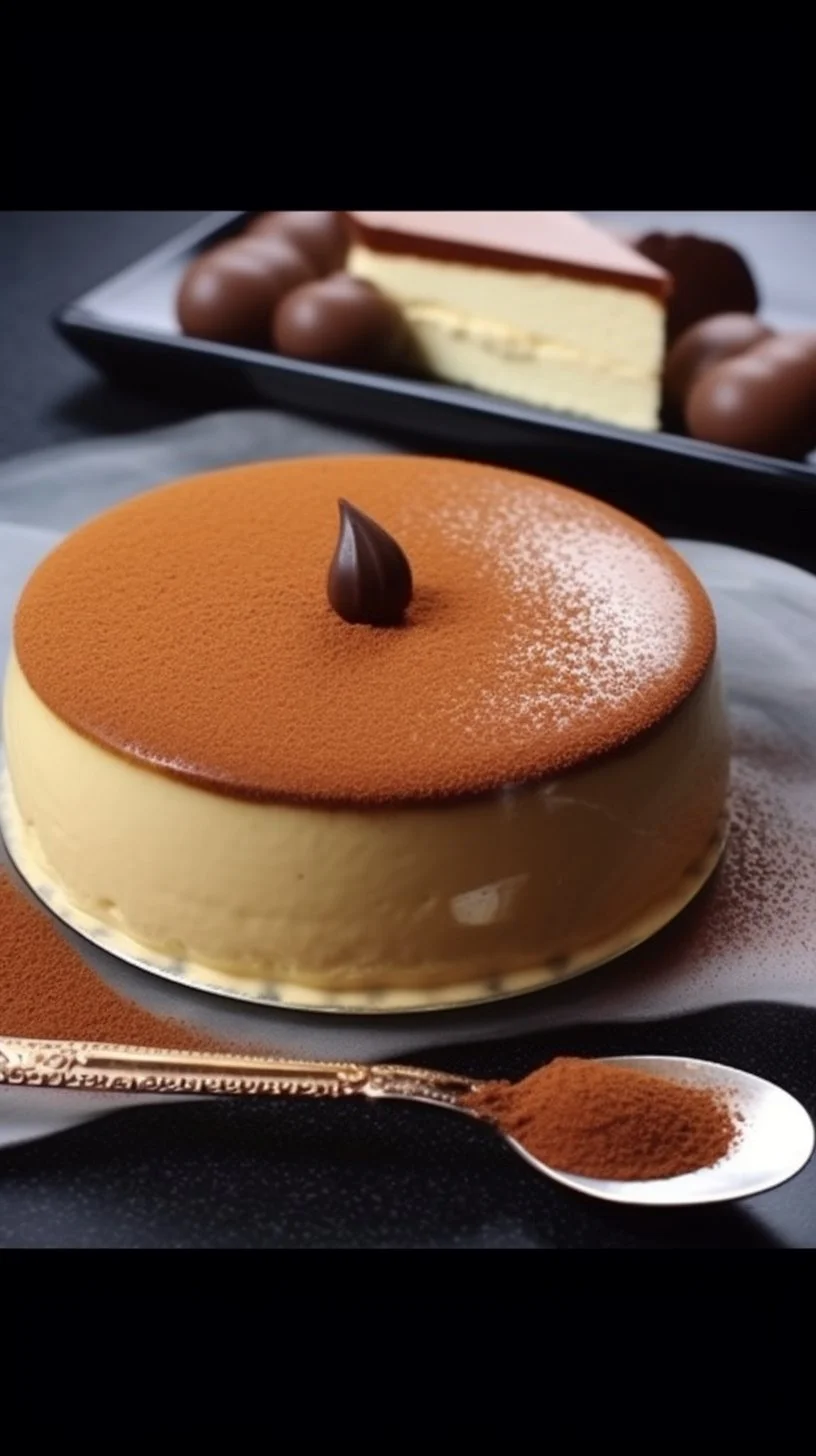 Lemon cream dessert with orange ladyfingers garnished with lemon zest.