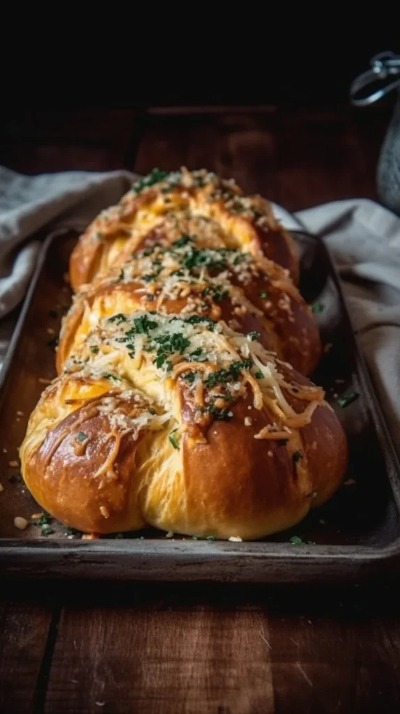 Delicious mozzarella stuffed pretzels topped with rosemary and Parmesan cheese