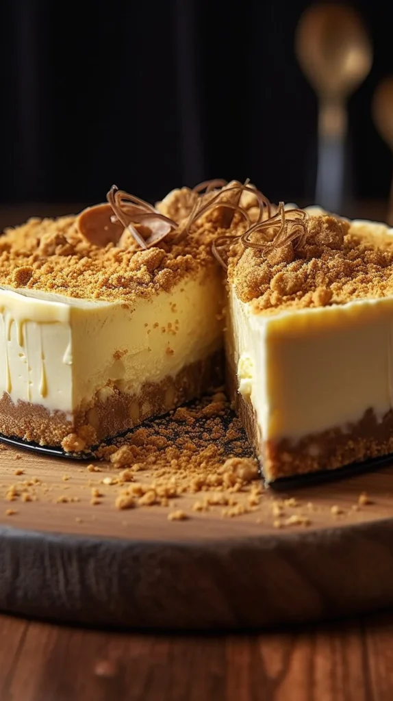 Delicious no-fail condensed milk cheesecake served with fresh fruit