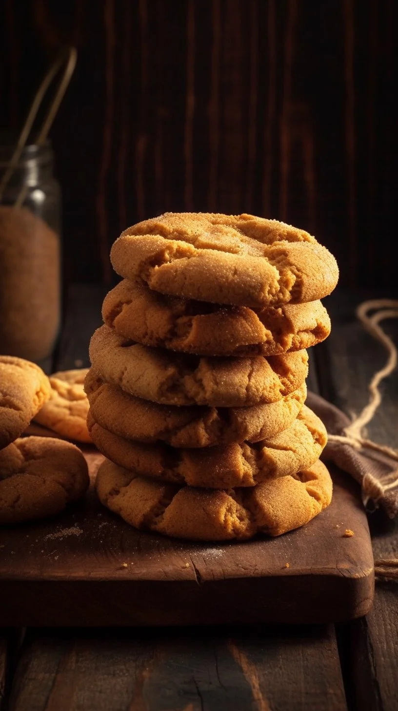 Sweet potato pie cookies fresh out of the oven, ready to enjoy.
