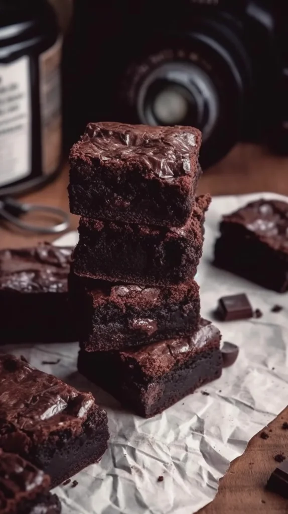 Delicious small batch brownies fresh out of the oven
