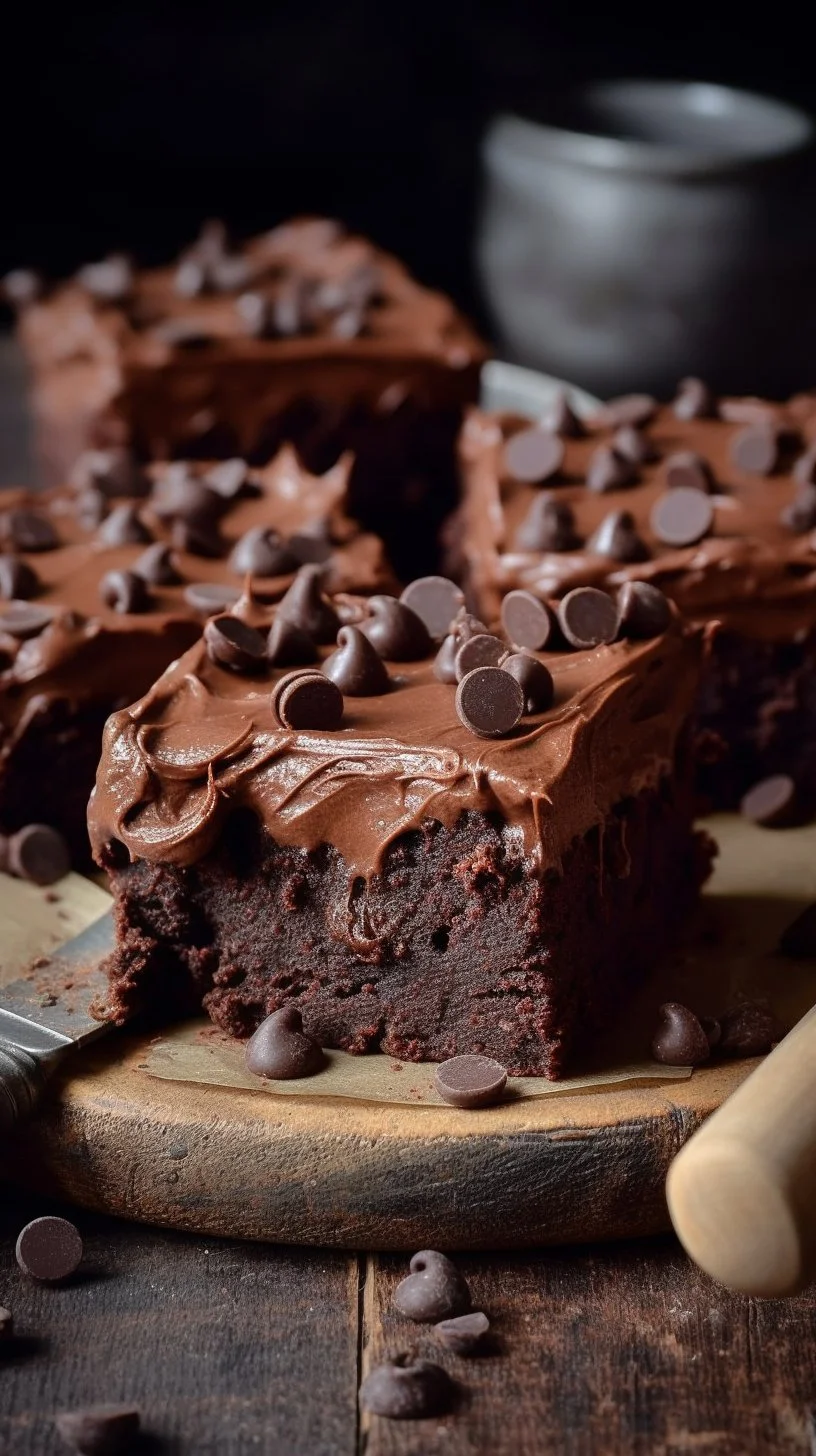 Delicious flourless brownies on a plate, perfect for gluten-free diets.