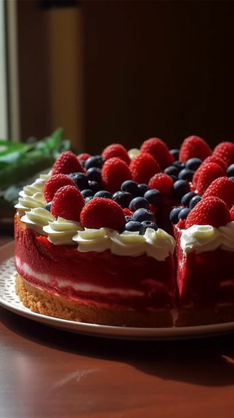 Delicious Mixed Berry Tart with fresh berries on a buttery crust
