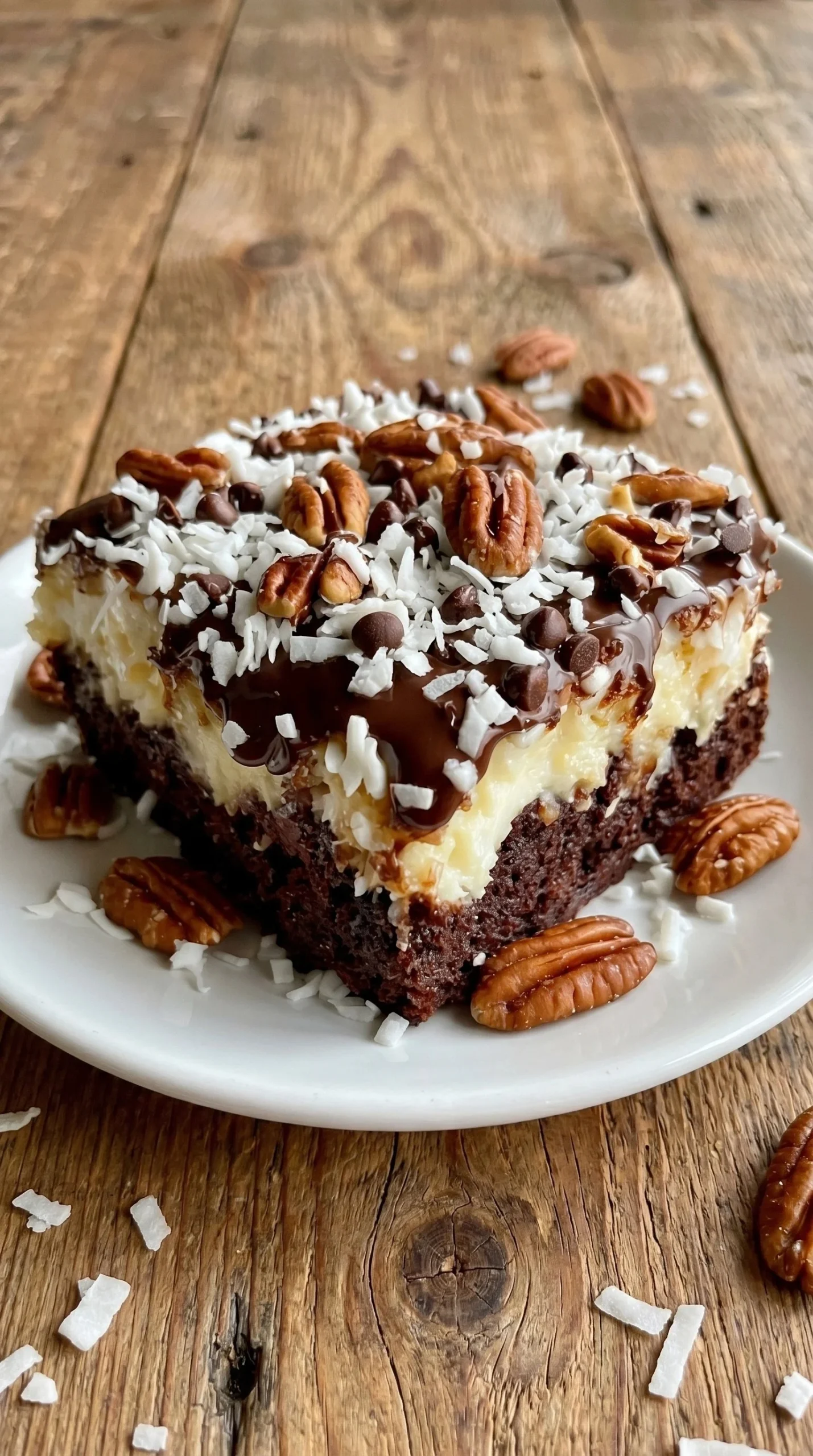 Delicious pineapple dump cake fresh out of the oven