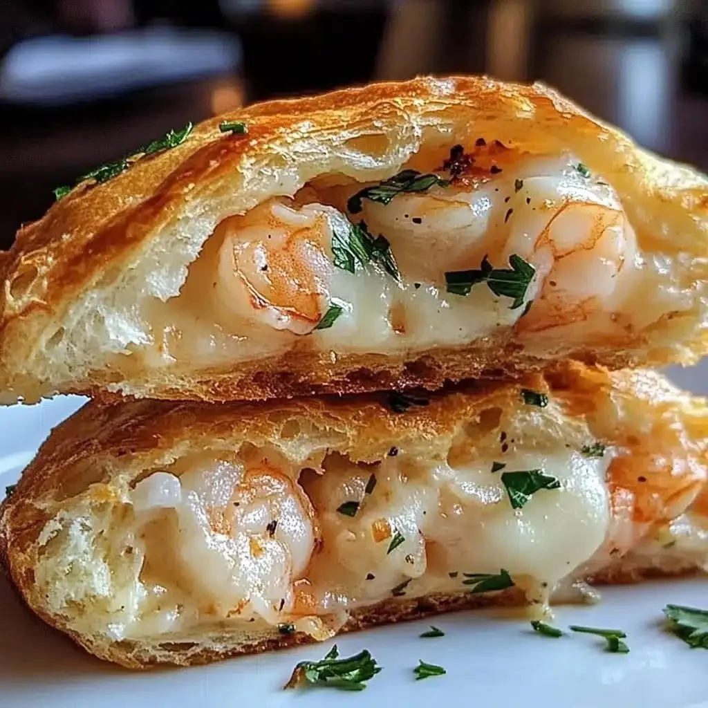 Savory shrimp and crab biscuits melty goodness on a plate