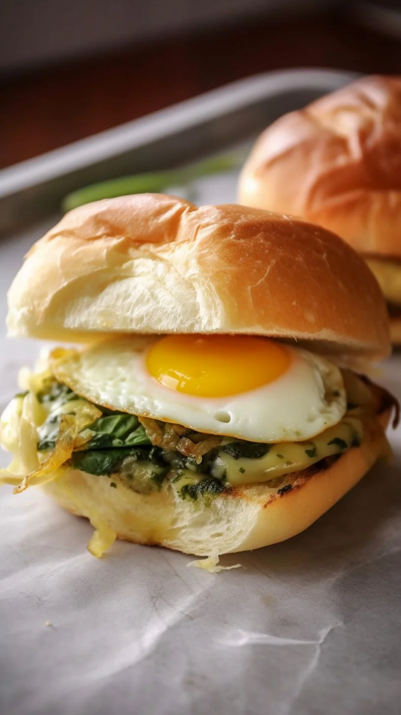 Starbucks Egg Pesto Mozzarella Sandwich on a wooden table