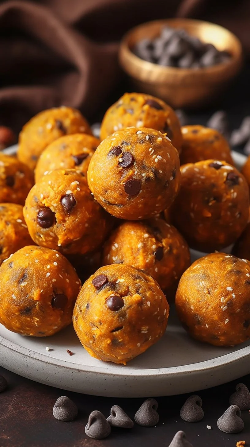 Healthy sweet potato energy bites recipe for a nutritious snack