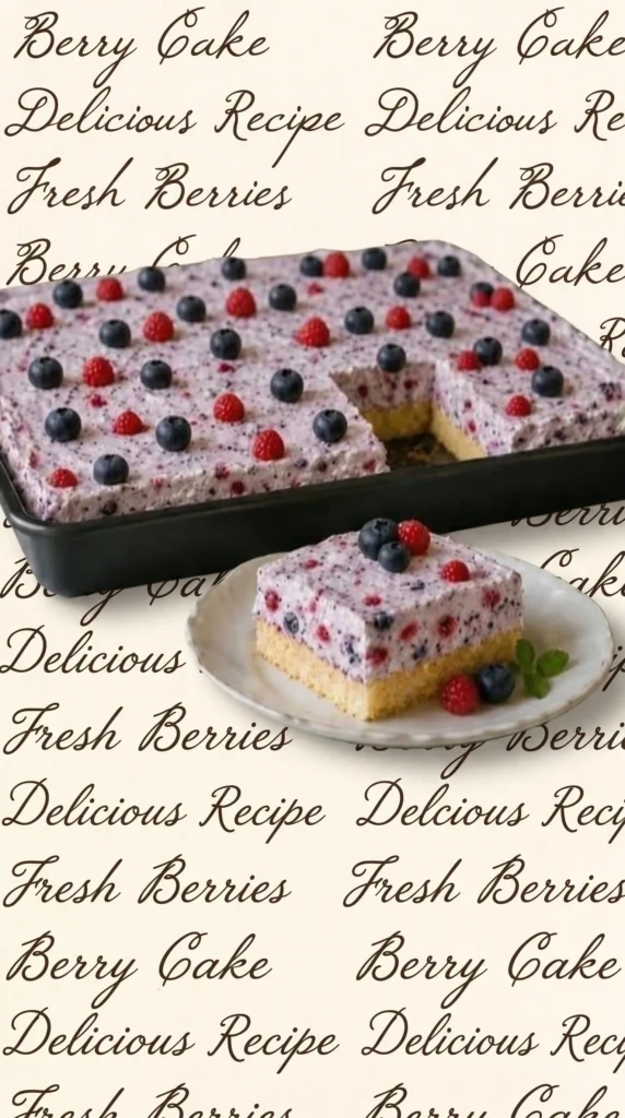 Delicious berry yogurt slices on a plate, perfect for a healthy snack.