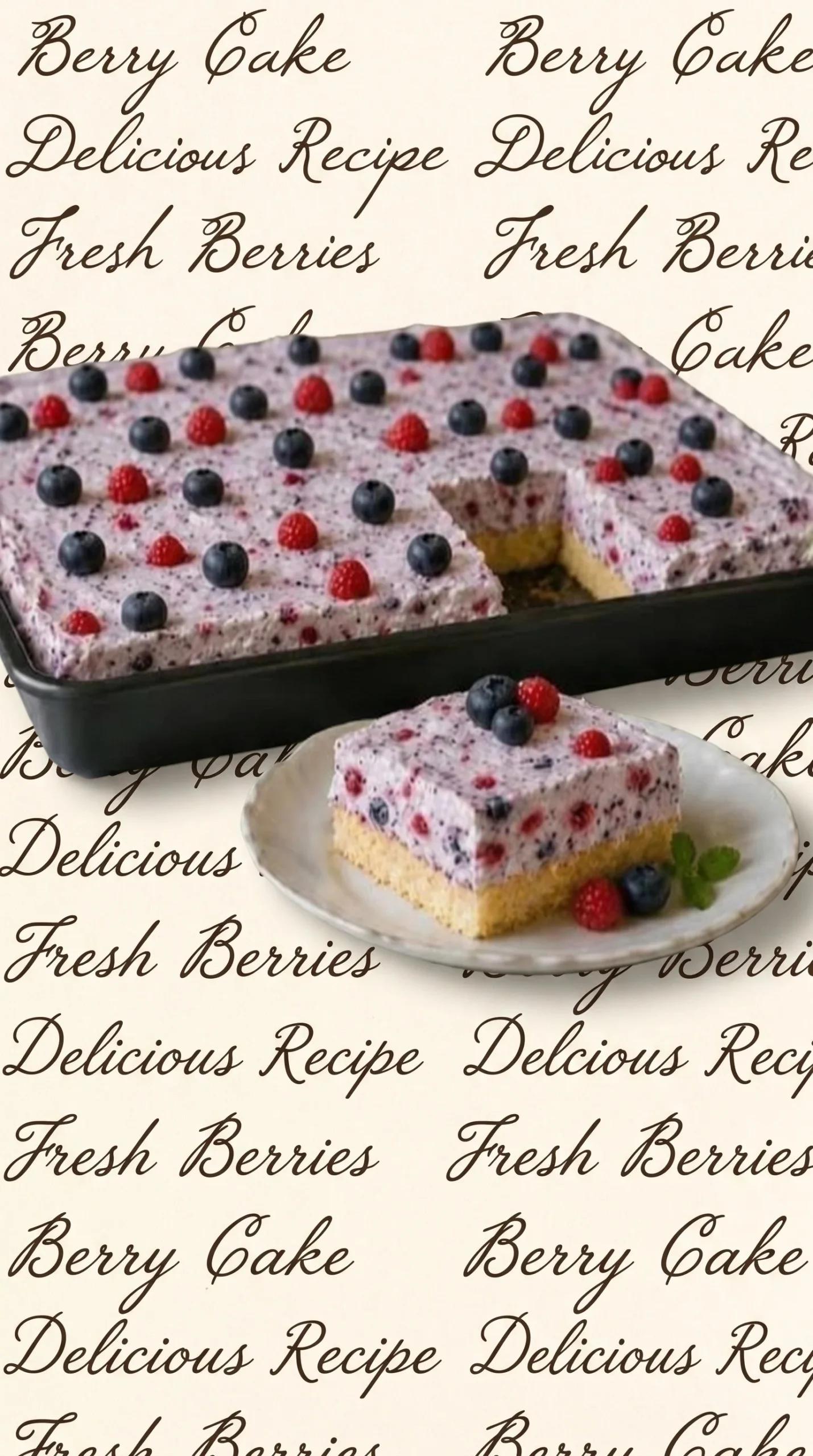 Delicious berry yogurt slices on a plate, perfect for a healthy snack.