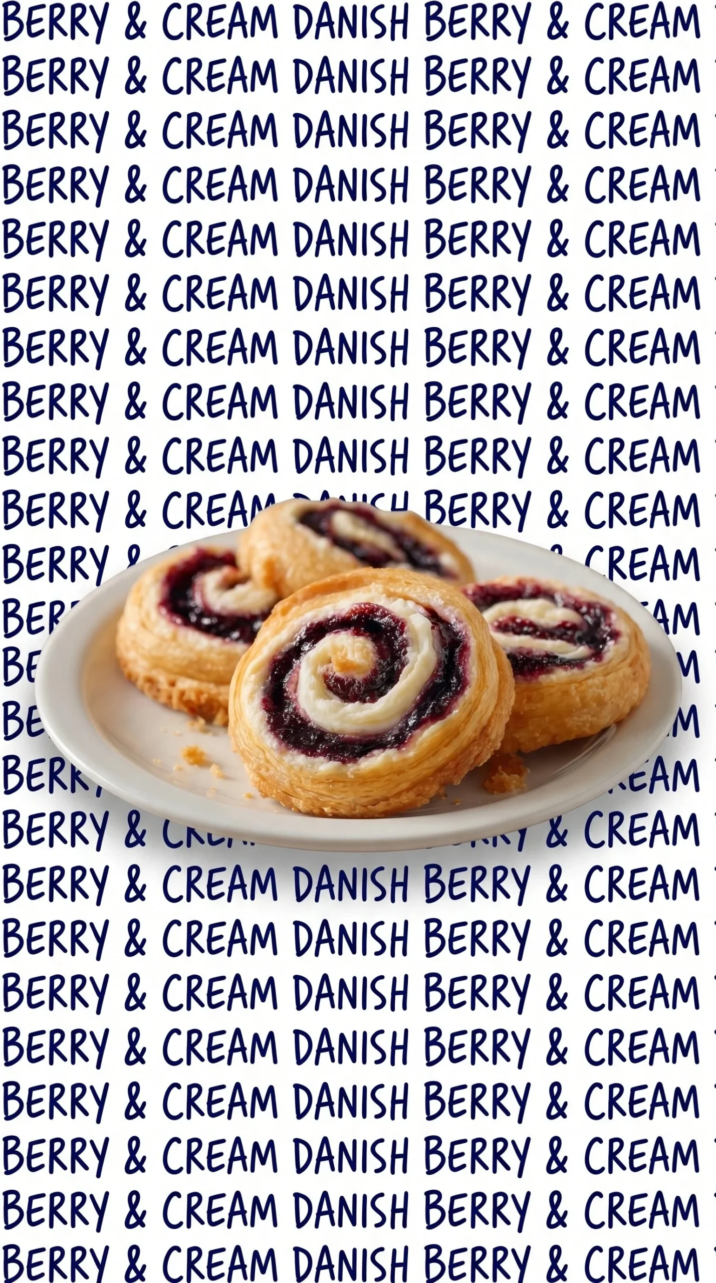 Blueberry cream cheese swirls - a tasty no added sugar dessert