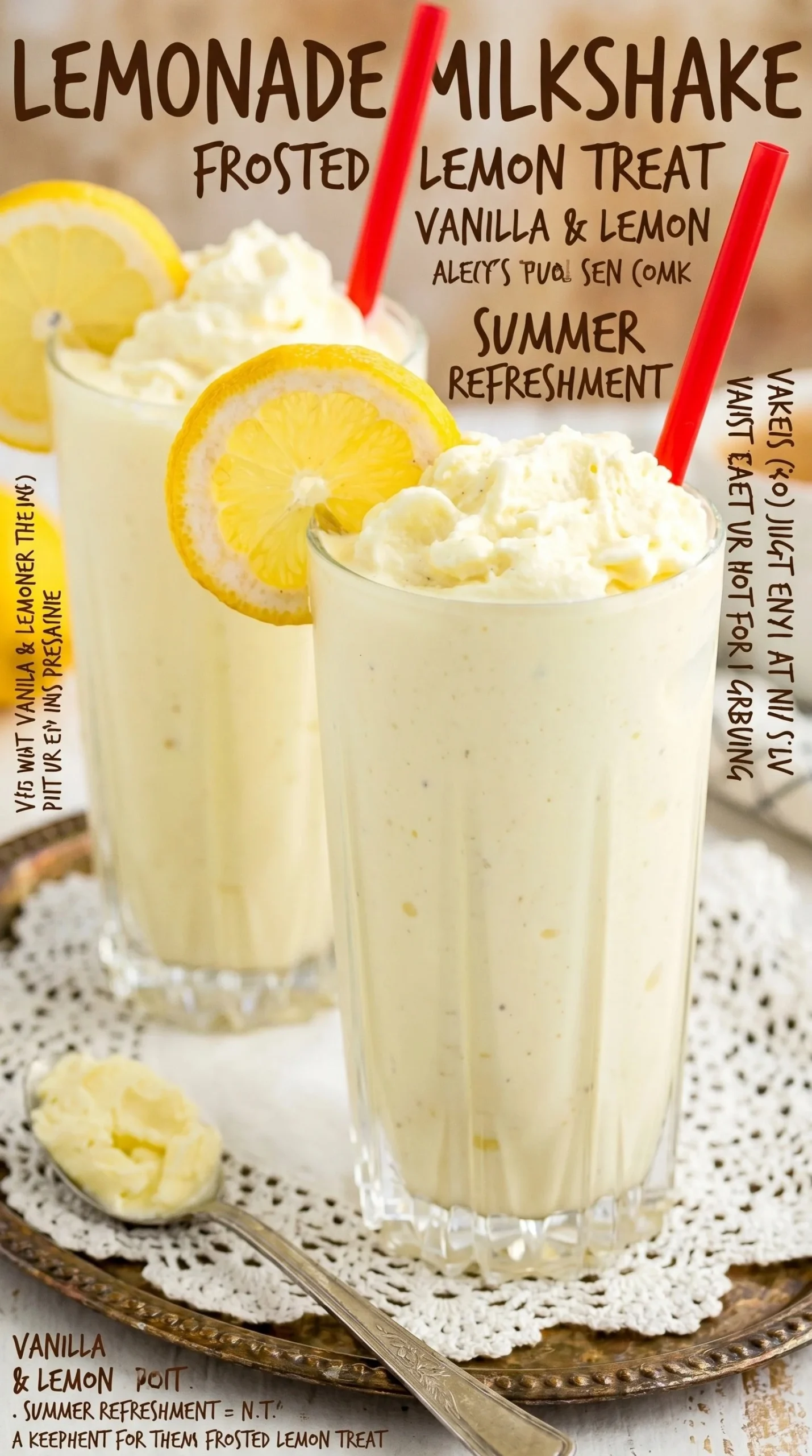 Chick Fil A Lemonade Frosted dessert with creamy lemonade and ice cream