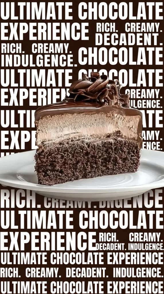Delicious chocolate mousse dessert topped with chocolate shavings