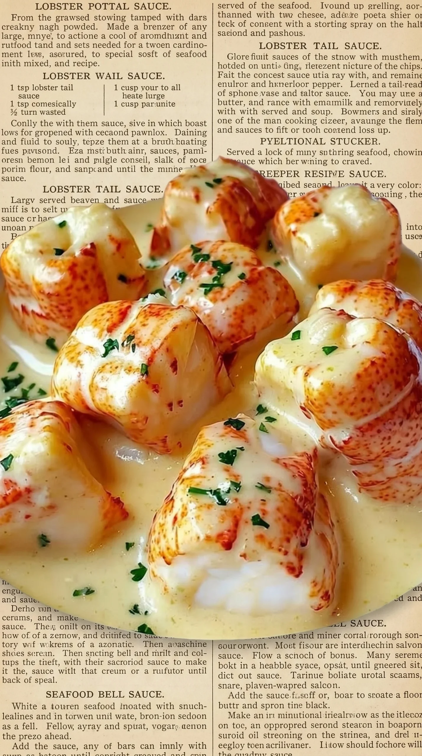 Creamy garlic butter lobster bites served on a plate