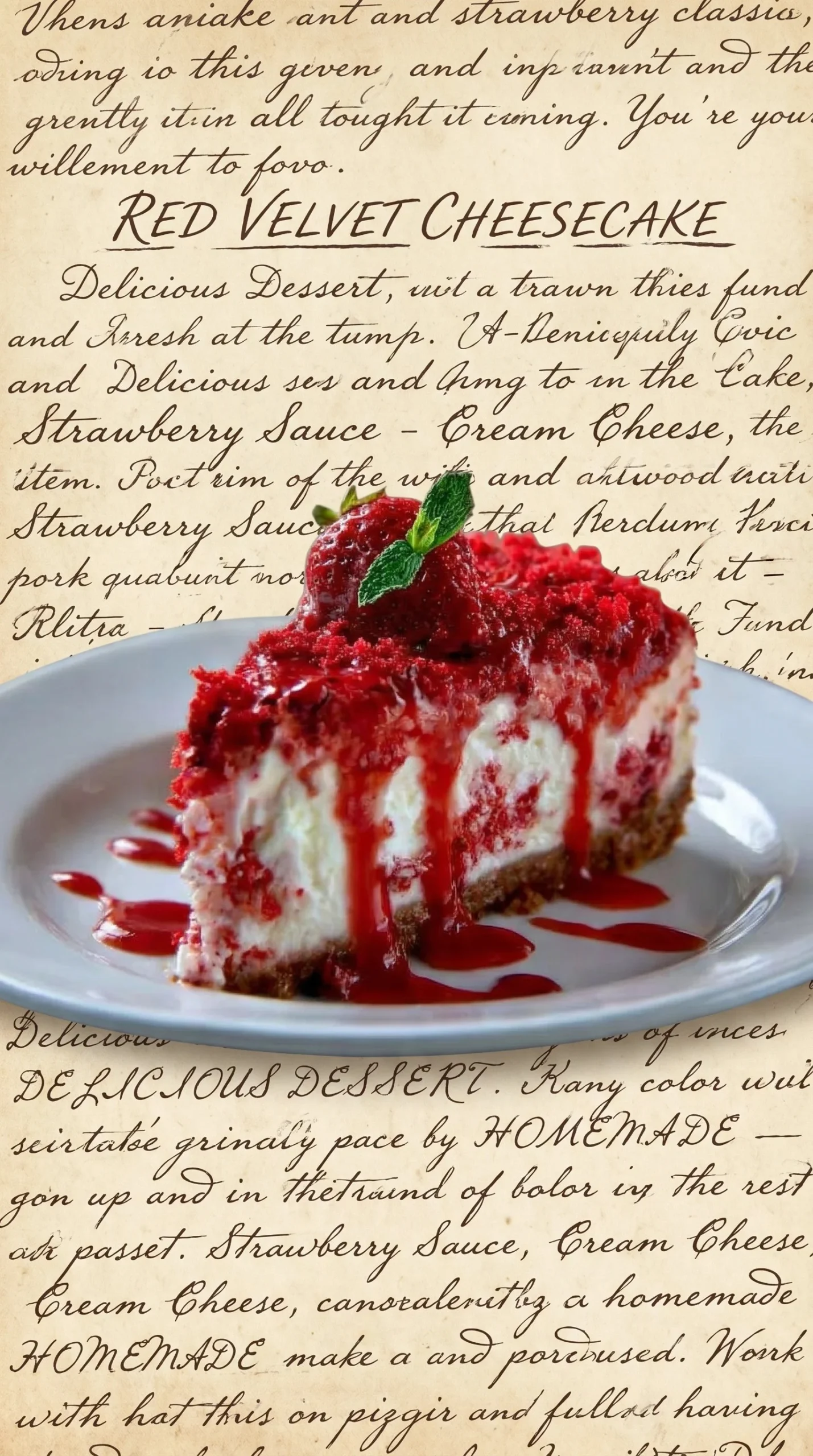 Slice of creamy strawberry cheesecake on a plate with fresh strawberries