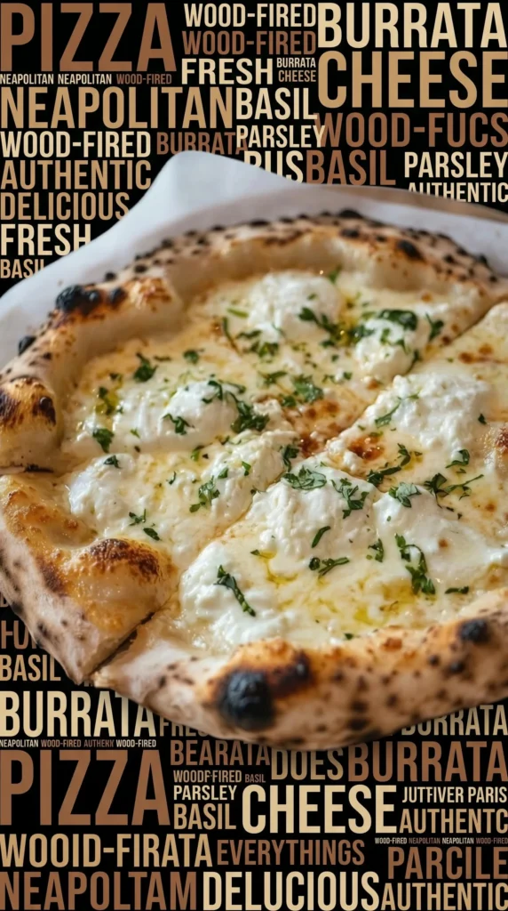 Homemade Four Cheese Pizza topped with a variety of cheeses