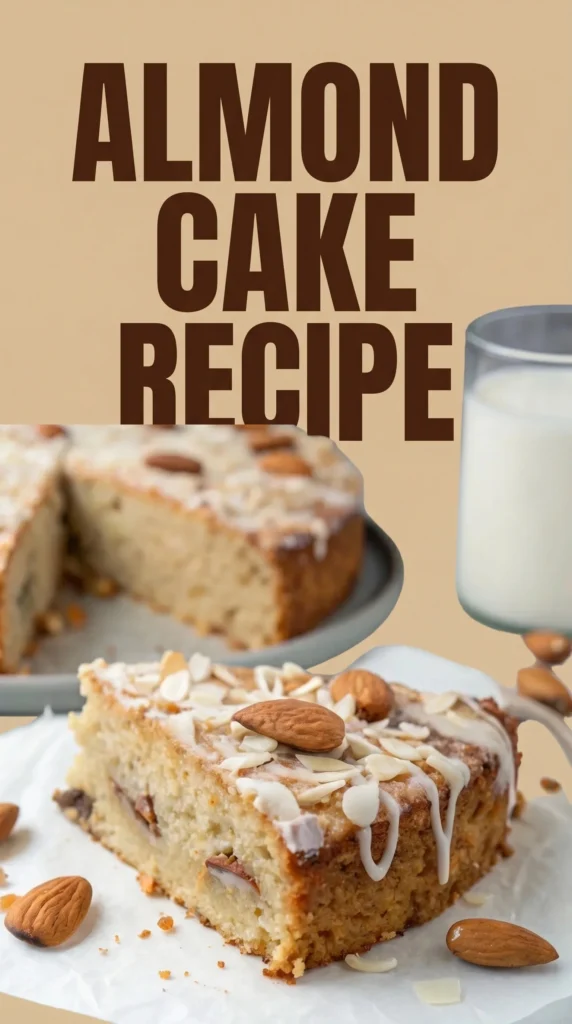 Guilt-free flourless almond joy Greek yogurt cake, healthy dessert
