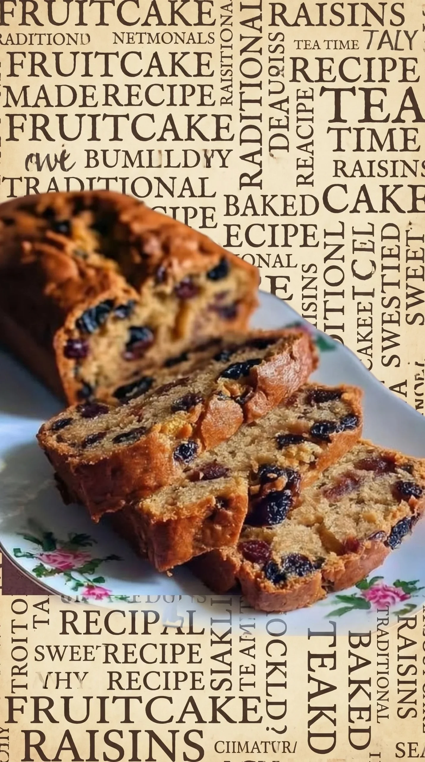 Delicious boiled fruit cake by the Hairy Bikers topped with nuts and dried fruits.