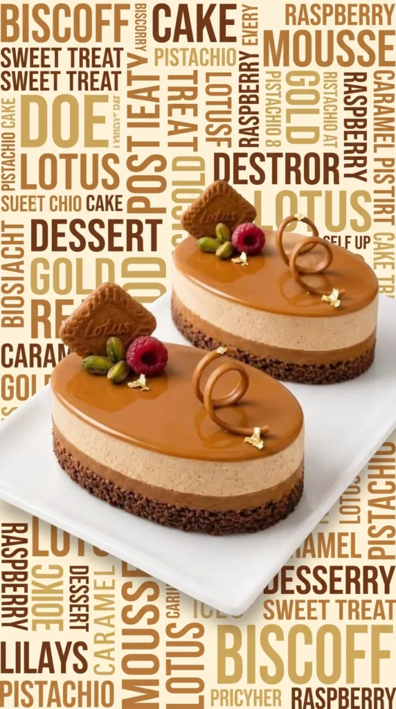 Delicious Lotus Caramel Dessert with rich flavors and a creamy texture.