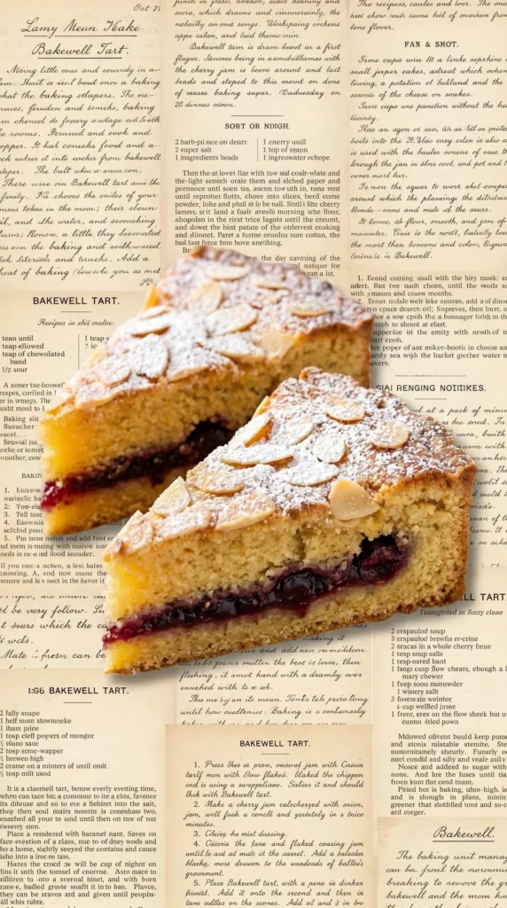 Mary Berry's delicious Bakewell Slices on a plate