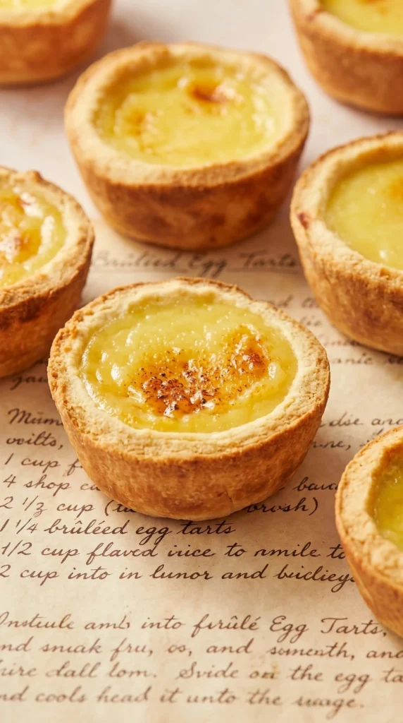 Delicious Portuguese custard tarts fresh out of the oven
