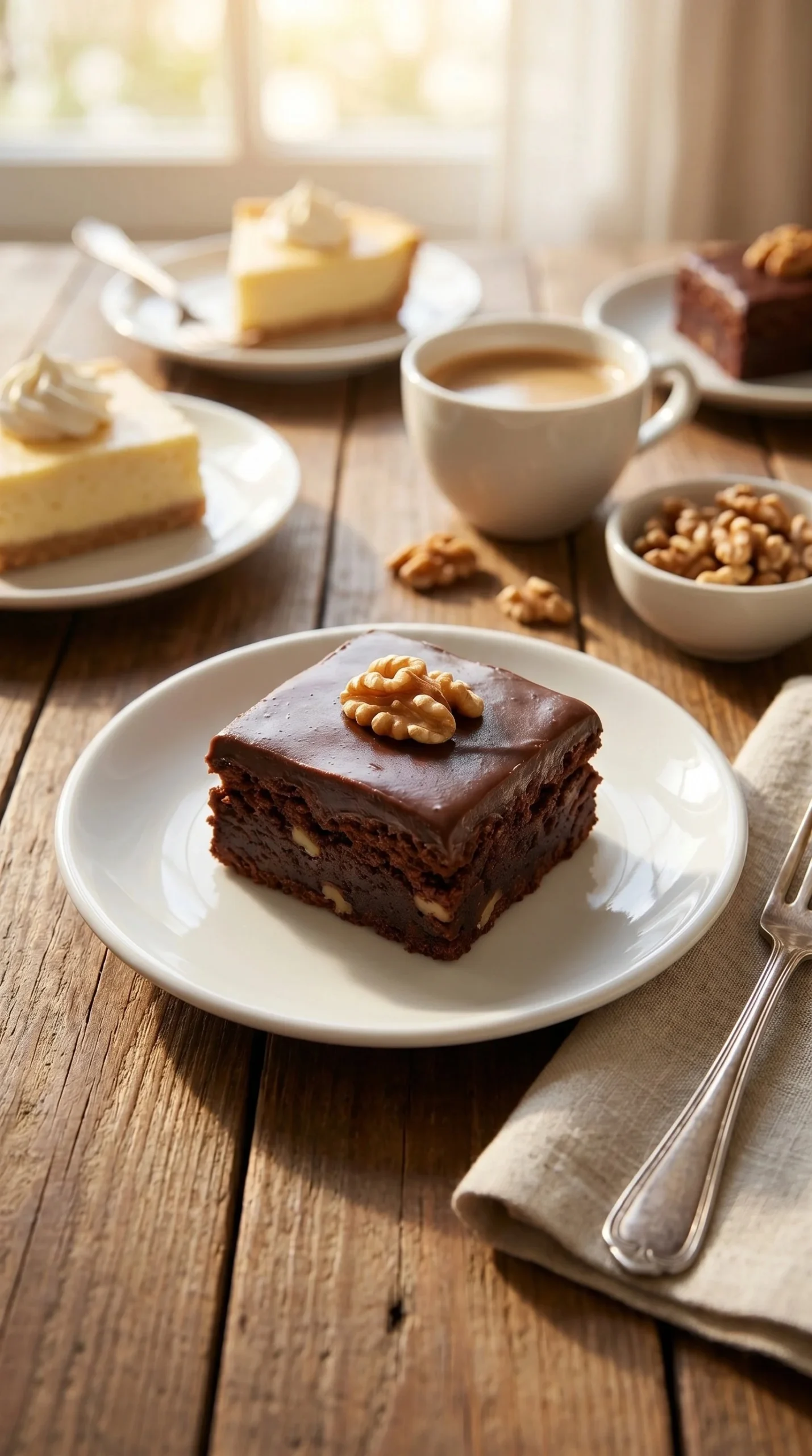 Scrumptious frosted fudgy brownies topped with chocolate frosting