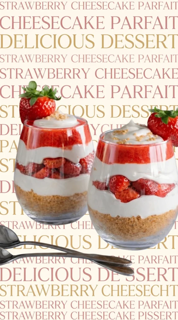 Delicious Strawberry Tiramisu served in glasses with speculoos cookies.