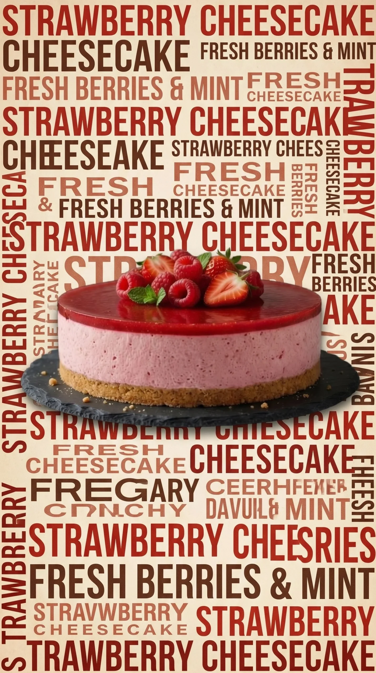 Strawberry Raspberry Bavarian Cream dessert in a glass