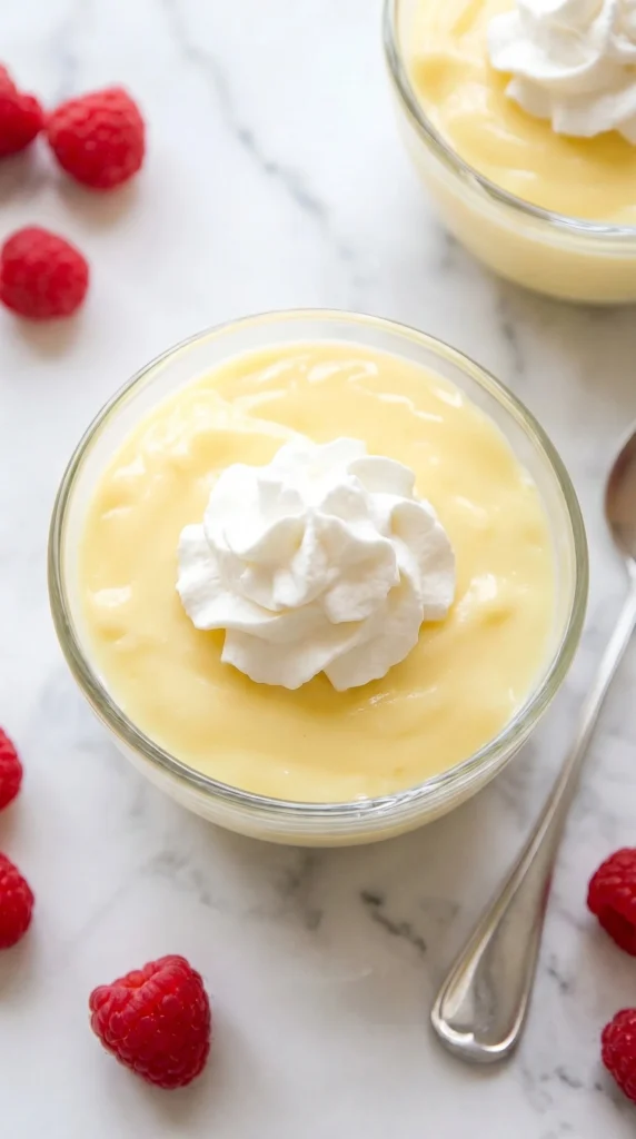 Delicious sugar free pudding dessert in a bowl