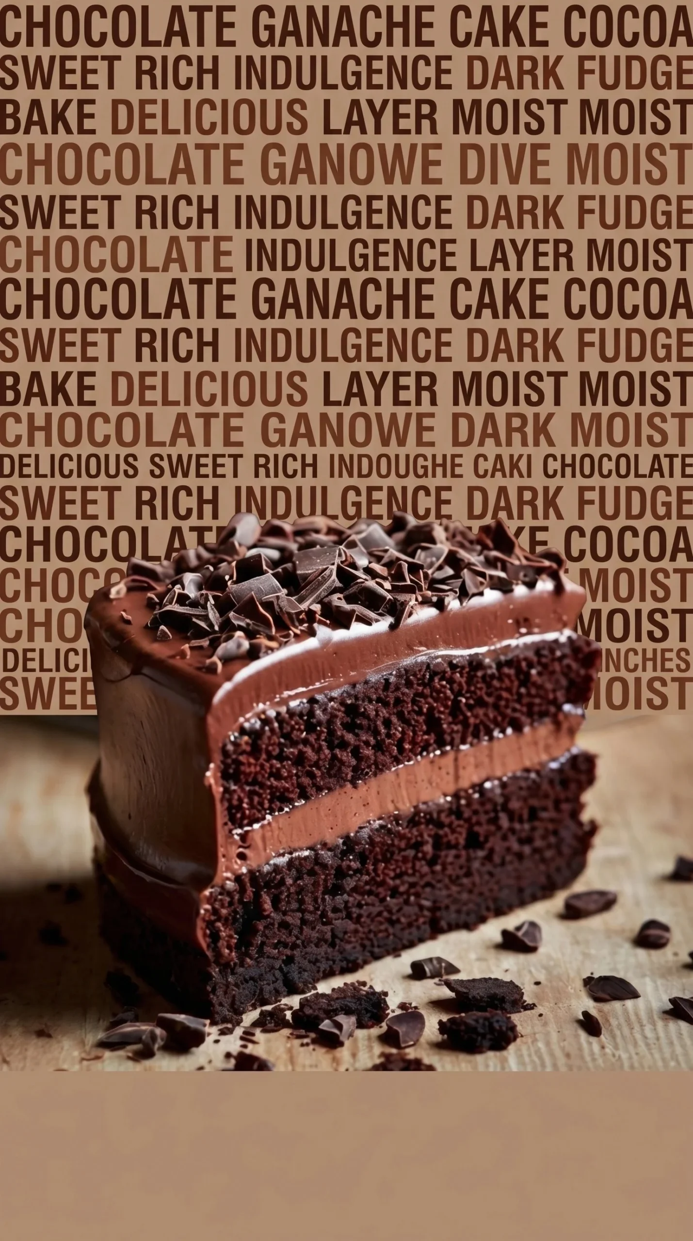 Delicious ultimate moist chocolate cake topped with rich chocolate icing.