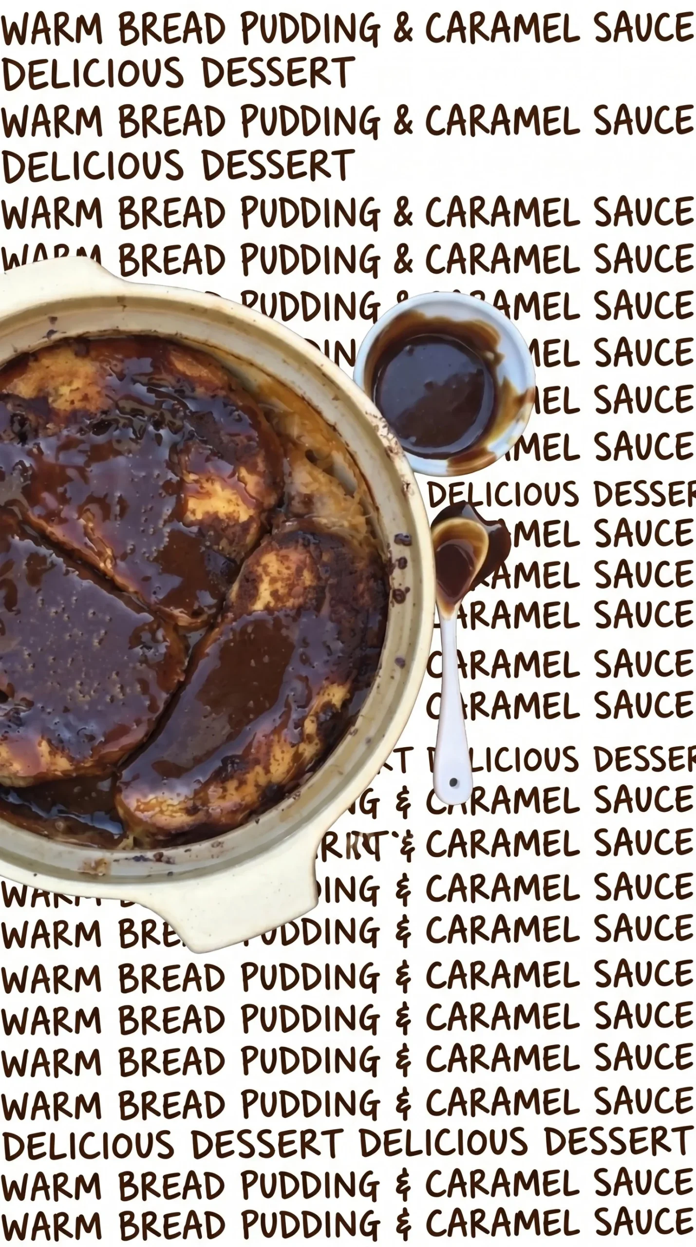 Delicious homemade banana bread pudding served in a bowl.