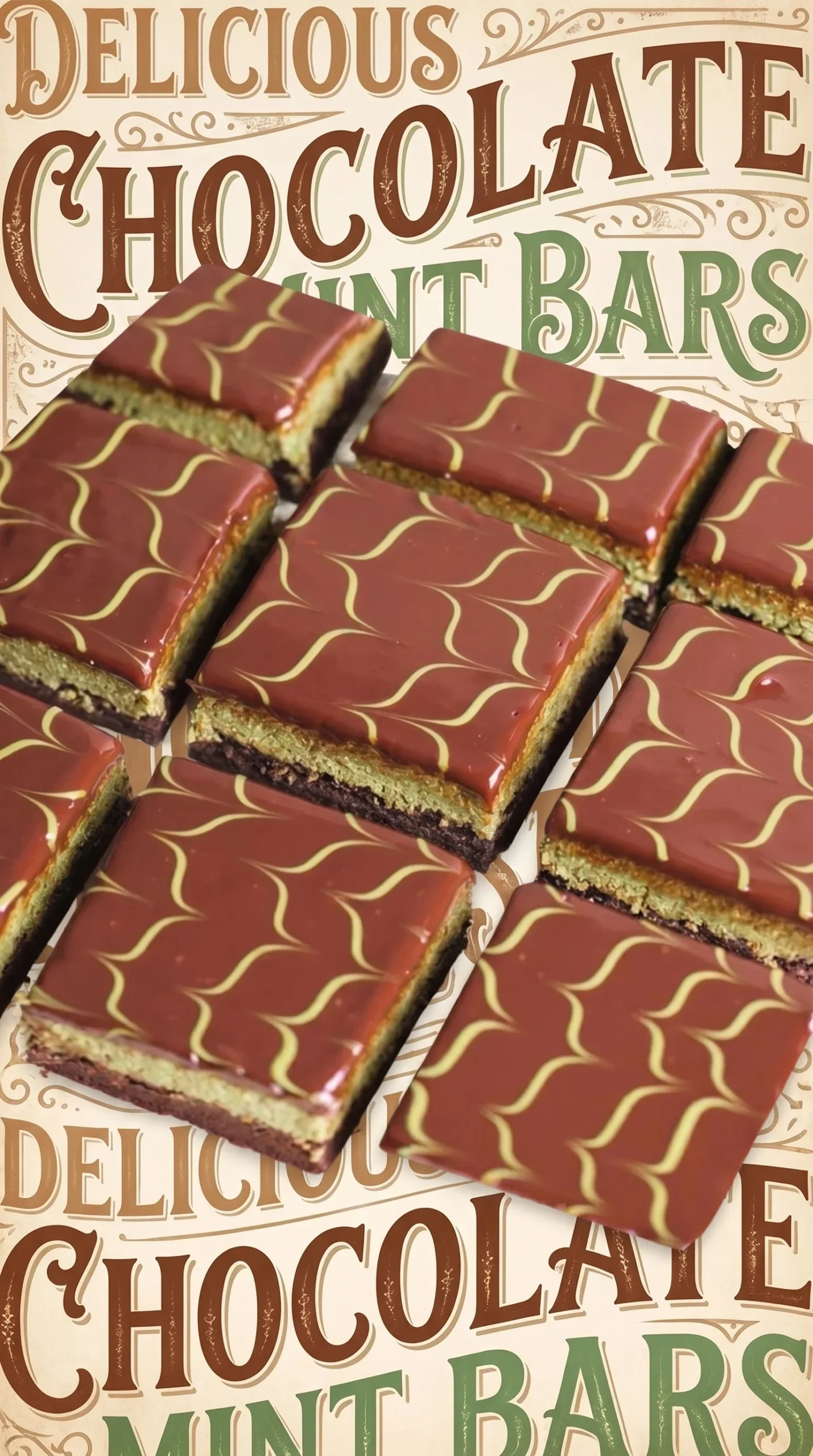 Delicious Dubai chocolate brownies topped with chocolate drizzle and nuts