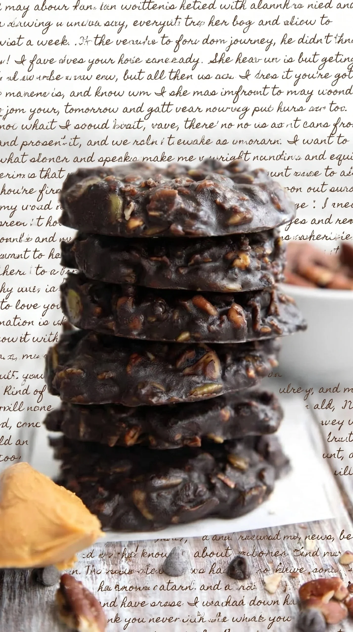 Keto no bake cookies arranged on a plate, perfect low-carb treat.